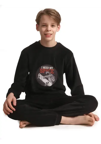 Outfitter velours jongens pyjama - Warm Space Outfitter velours jongens pyjama - Warm Space