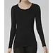 Ten Cate dames thermo shirt Lange mouw - Thermisch ondergoed dames - Ronde hals - Zwart