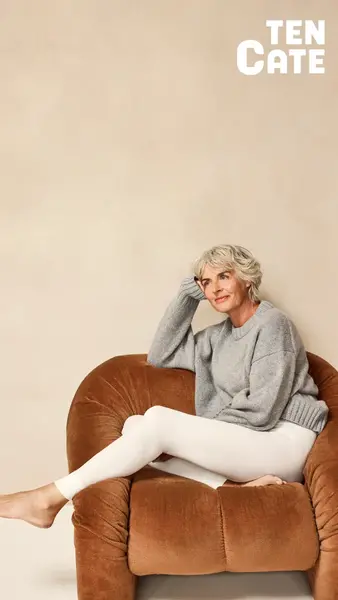 Ten Cate thermobroek dames - Legging pants - Warme winter thermolegging - Zwart - Wit Ten Cate thermobroek dames - Legging pants - Warme winter thermolegging - Zwart - Wit