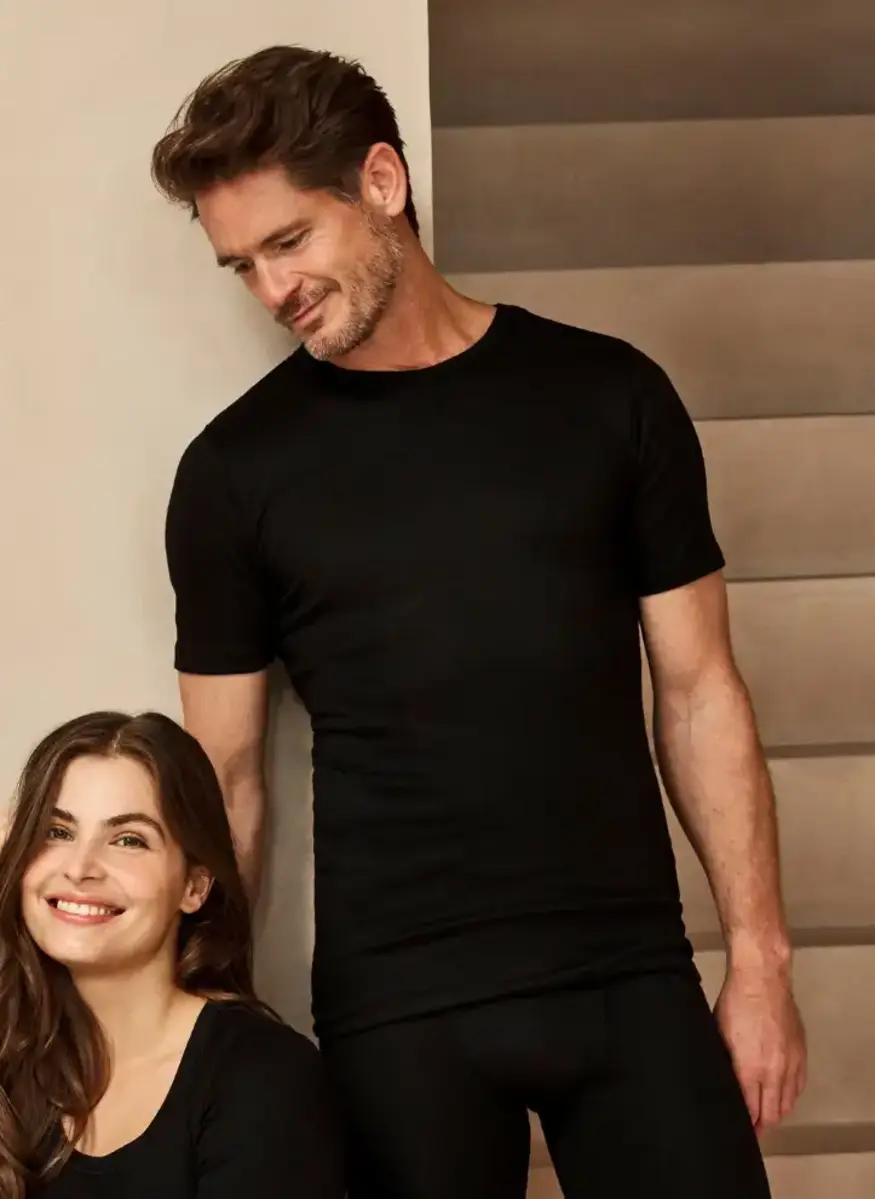 Ten Cate heren thermo shirt Korte mouw - Thermo ondergoed heren - Ronde hals - Thermo kleding heren Ten Cate heren thermo shirt Korte mouw - Thermo ondergoed heren - Ronde hals - Thermo kleding heren