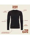 Ten Cate heren thermo shirt Lange mouw  - Warm ondershirt met ronde hoge hals mannen