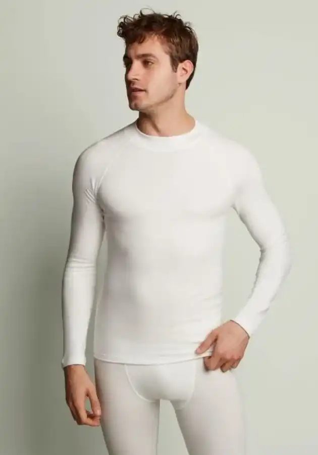 Ten Cate heren thermo shirt Lange mouw - Warm ondershirt met ronde hoge hals mannen