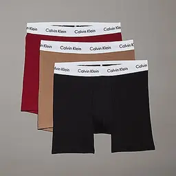 Calvin Klein 3-Pack Heren Boxershorts - Boxer Brief Black - Katoenen mannen boxers - Lange pijpjes - Calvin Klein underwear