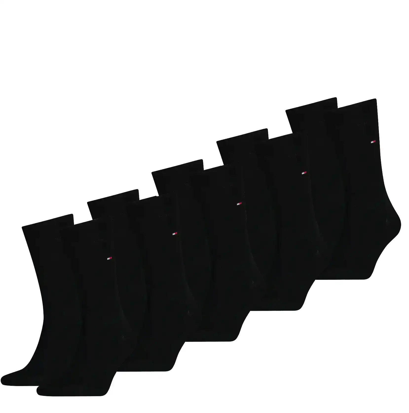 Tommy Hilfiger 12-paar sokken - Heren - Multipack viscose heren sokken - Voordeelverpakking