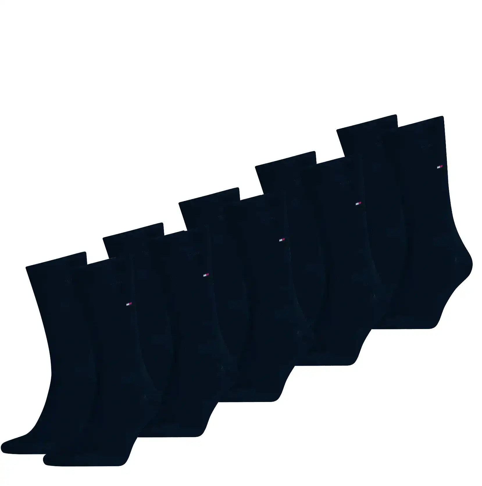Tommy Hilfiger 12-paar sokken - Heren - Multipack viscose heren sokken - Voordeelverpakking
