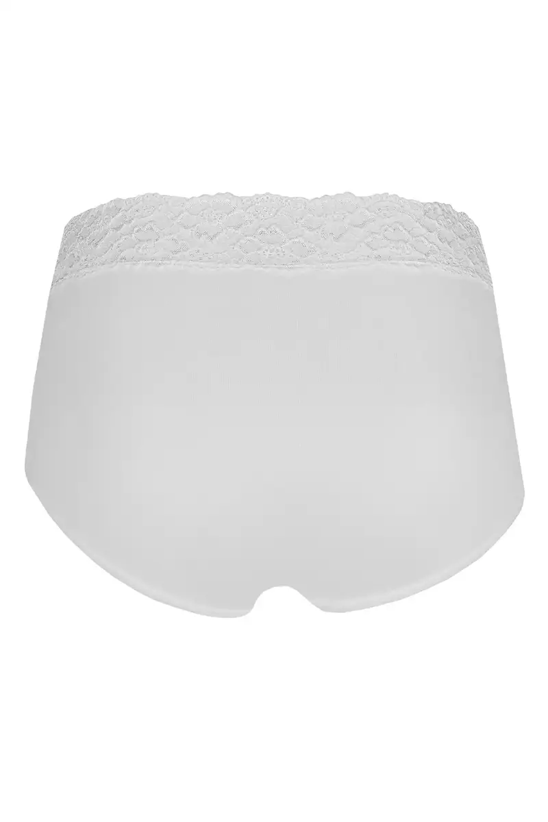 Nina von C kanten modal taille slip dames - Hoge kanten dames onderbroek Nina von C kanten modal taille slip dames - Hoge kanten dames onderbroek