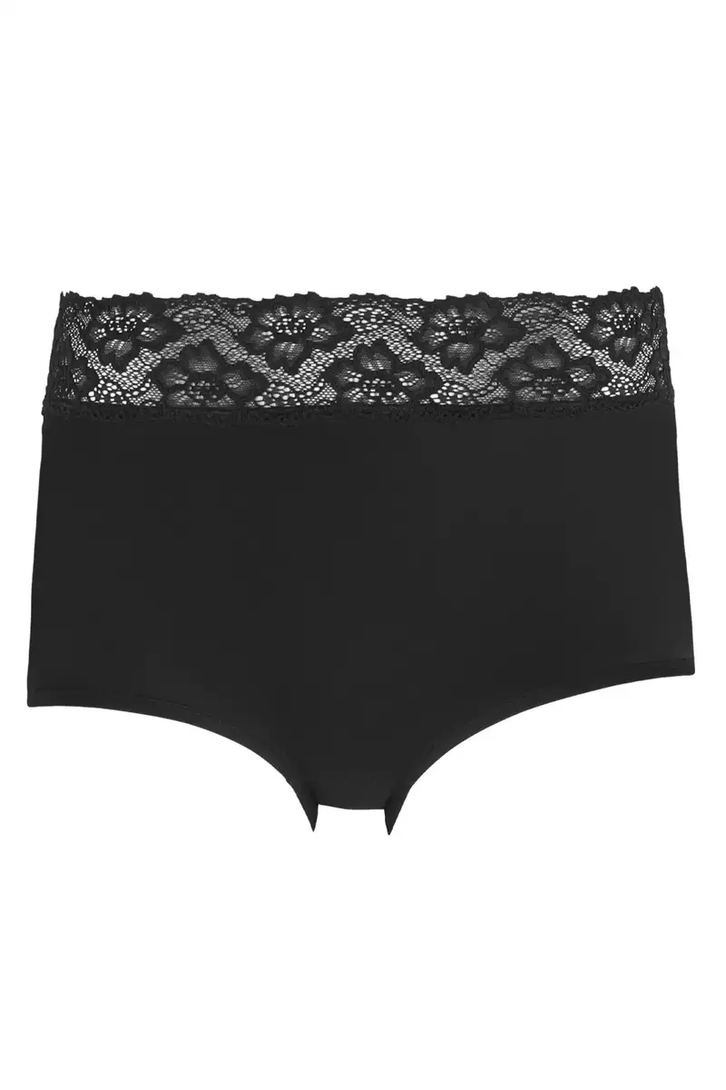 Nina von C kanten modal taille slip dames - Hoge kanten dames onderbroek Nina von C kanten modal taille slip dames - Hoge kanten dames onderbroek