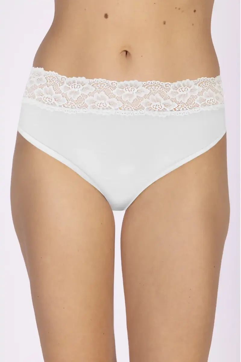 Nina von C kanten modal heupslip dames - Midi kanten onderbroek - Dames ondergoed