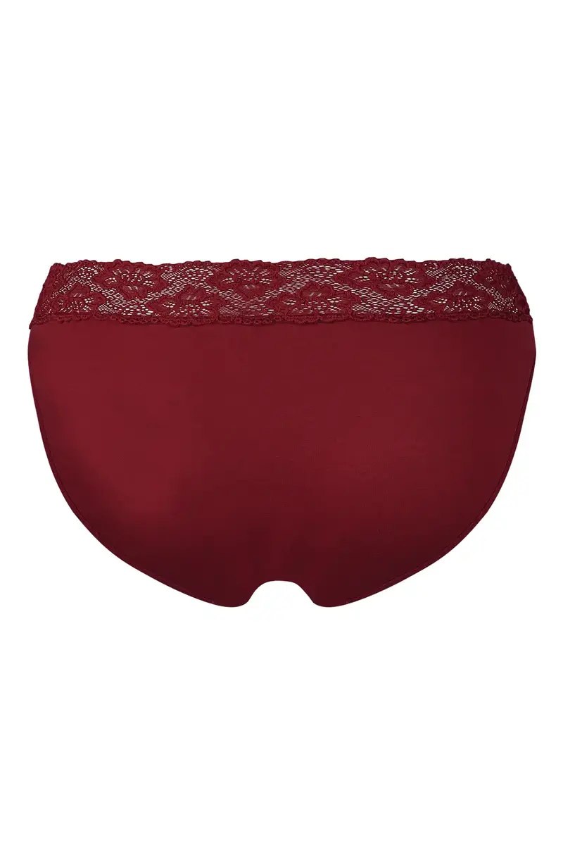 Nina von C kanten modal heupslip dames - Midi kanten onderbroek - Dames ondergoed