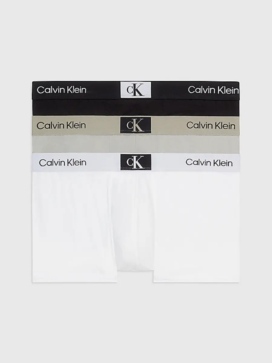 Calvin Klein 3-Pack Low Rise Trunks - Microfiber CK96 - Heren hipster - Laag model heren onderbroek microfiber