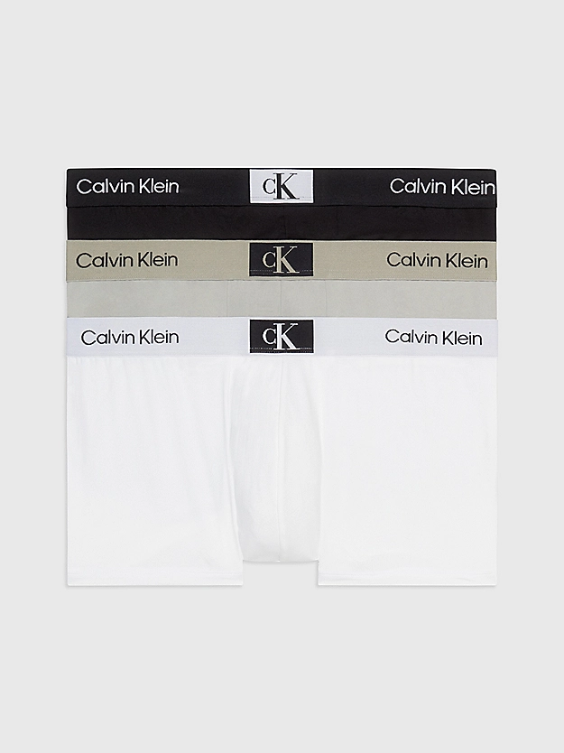Calvin Klein 3-Pack Low Rise Trunks - Microfiber CK96 - Heren hipster - Laag model heren onderbroek microfiber