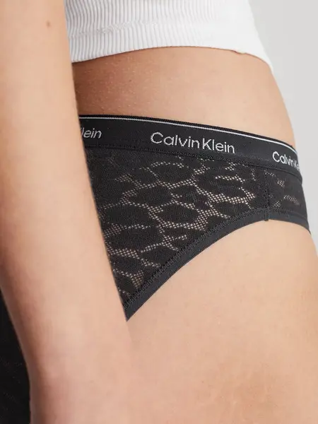Calvin Klein 3-pack kanten Slips dames - Low rise - Mini slip dames - Microfiber bikini slip - kanten Onderbroek Calvin Klein 3-pack kanten Slips dames - Low rise - Mini slip dames - Microfiber bikini slip - kanten Onderbroek