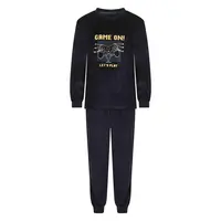Outfitter velours jongens pyjama - Game on Winter Outfitter velours jongens pyjama - Game on Winter