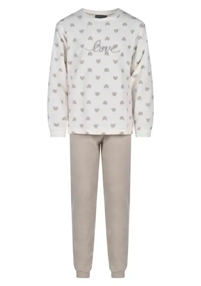 Cocodream fleece pyjama kind meisjes - Love