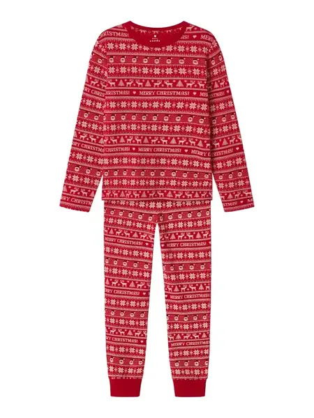 Name it kinder pyjama - Kerstmis  - Christmas - Grijze katoenen pyjama voor jongens en meisjes Name it kinder pyjama - Kerstmis  - Christmas - Grijze katoenen pyjama voor jongens en meisjes