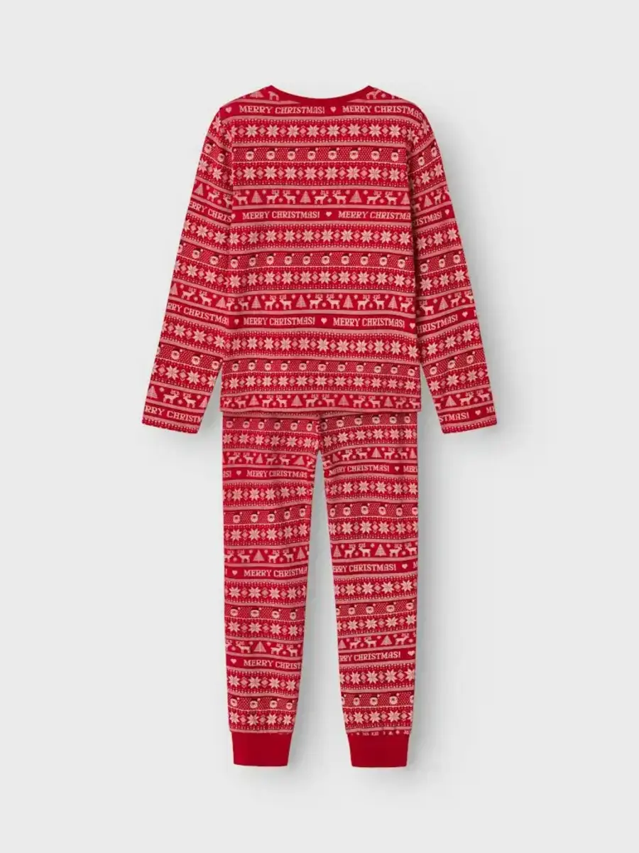 Name it kinder pyjama - Kerstmis - Christmas - Grijze katoenen pyjama voor jongens en meisjes Name it kinder pyjama - Kerstmis - Christmas - Grijze katoenen pyjama voor jongens en meisjes