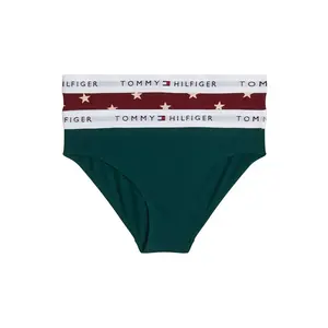 Tommy Hilfiger 2-pak meisjes slips- Zwart/wit -  Meisjes onderbroeken Tommy Hilfiger 2-pak meisjes slips- Zwart/wit -  Meisjes onderbroeken