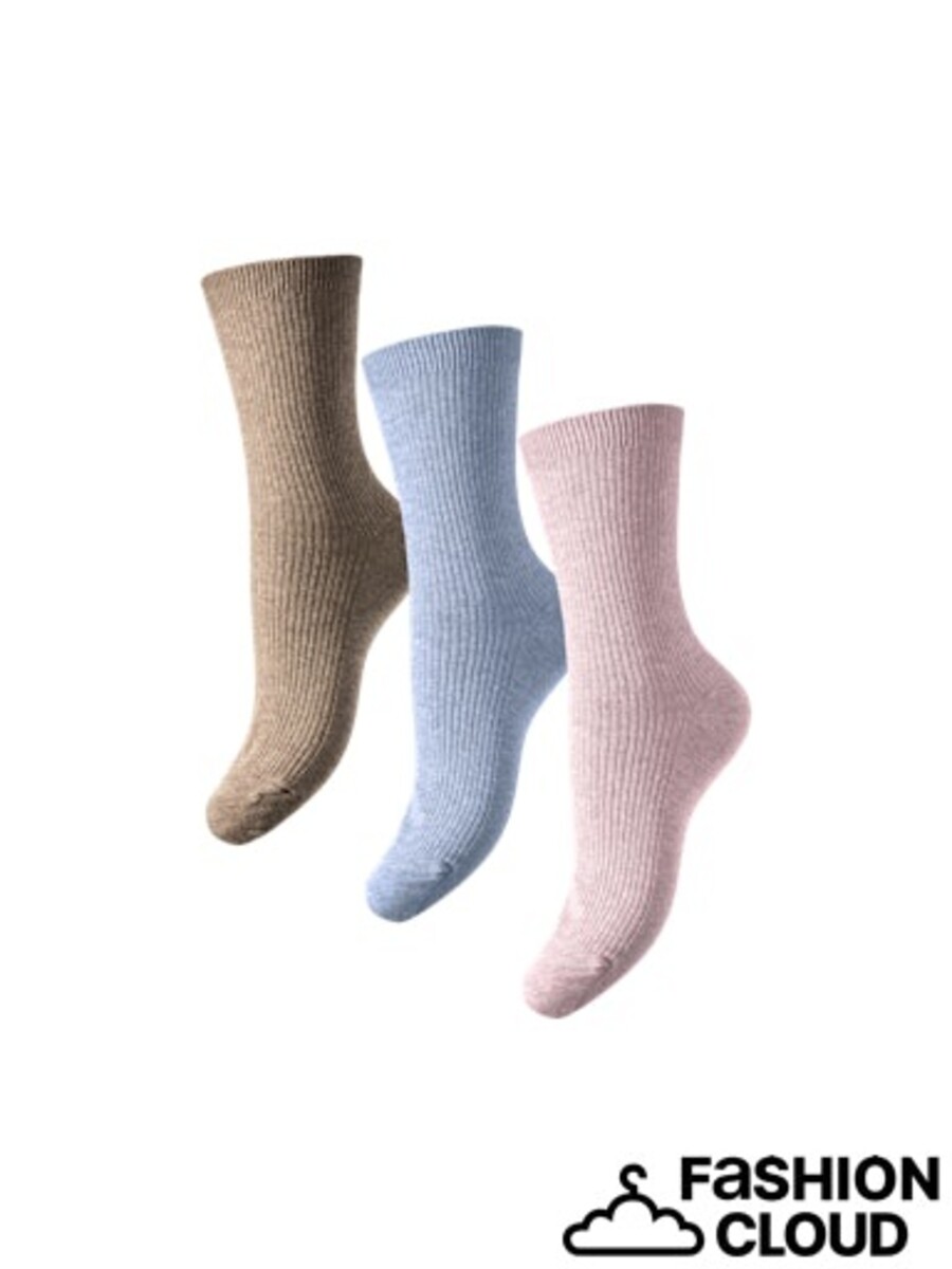 Pieces 3-paar dames sokken - Marta - Katoenen sokken multipack Pieces 3-paar dames sokken - Marta - Katoenen sokken multipack