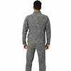 Norman heren huispak Fleece - Dark Blue - Warm winter pyjama pak met rits