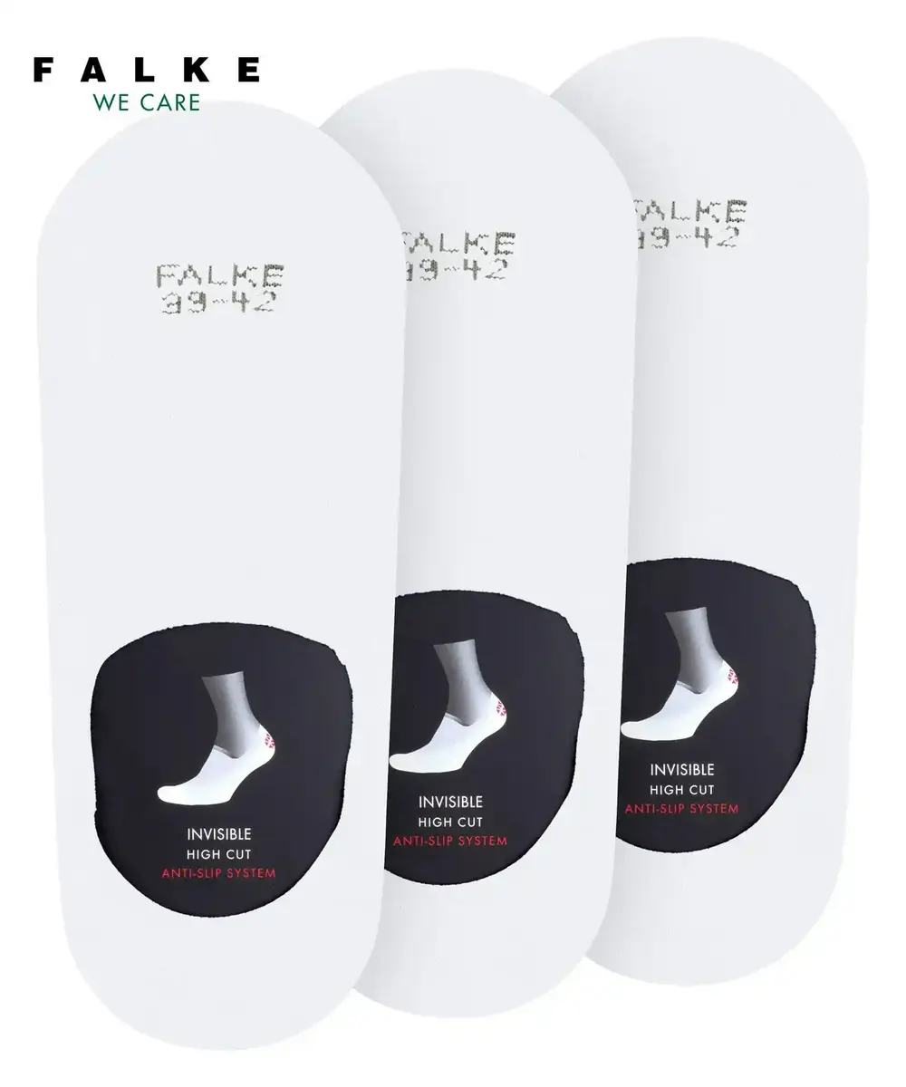 FALKE 3-paar Step High - heren footies met anti slip - Kousenvoetjes die niet afzakken - Sokken voor in loafers katoen FALKE 3-paar Step High - heren footies met anti slip - Kousenvoetjes die niet afzakken - Sokken voor in loafers katoen