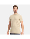 Bamboo Basics 2-pak t-shirt ronde hals - Ruben - Bamboe heren ondershirt korte mouw - Wit - Zwart - Donkerblauw - Huidskleur - Witte t shirts hren