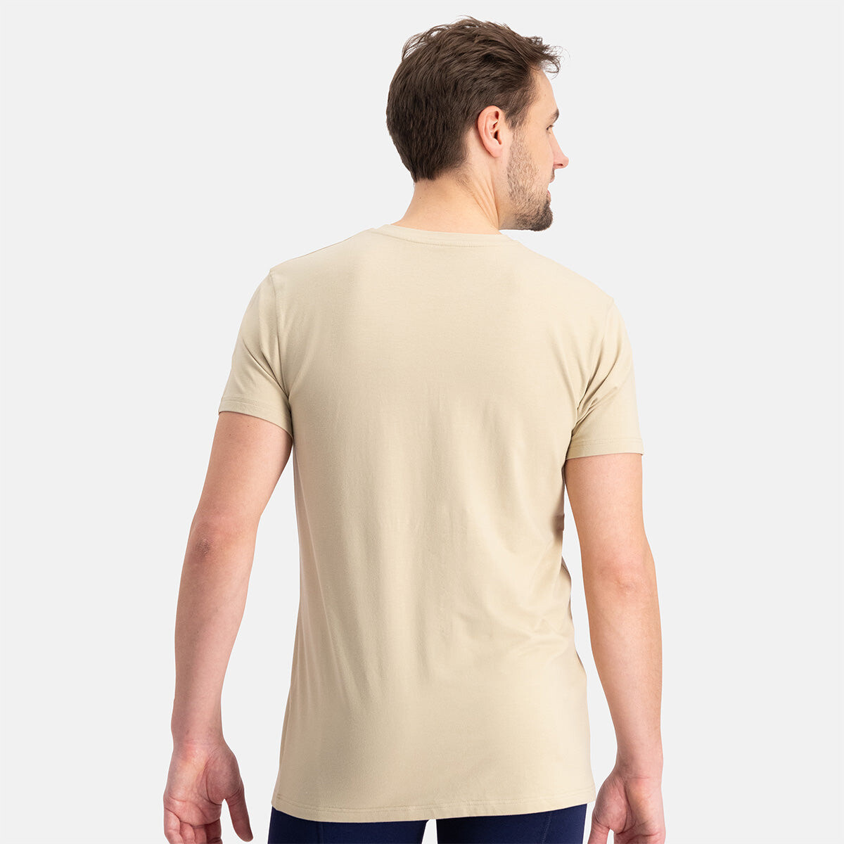 Bamboo Basics 2-pak t-shirt ronde hals - Ruben - Bamboe heren ondershirt korte mouw - Wit - Zwart - Donkerblauw - Huidskleur - Witte t shirts hren Bamboo Basics 2-pak t-shirt ronde hals - Ruben - Bamboe heren ondershirt korte mouw - Wit - Zwart - Donkerblauw - Huidskleur - Witte t shirts hren