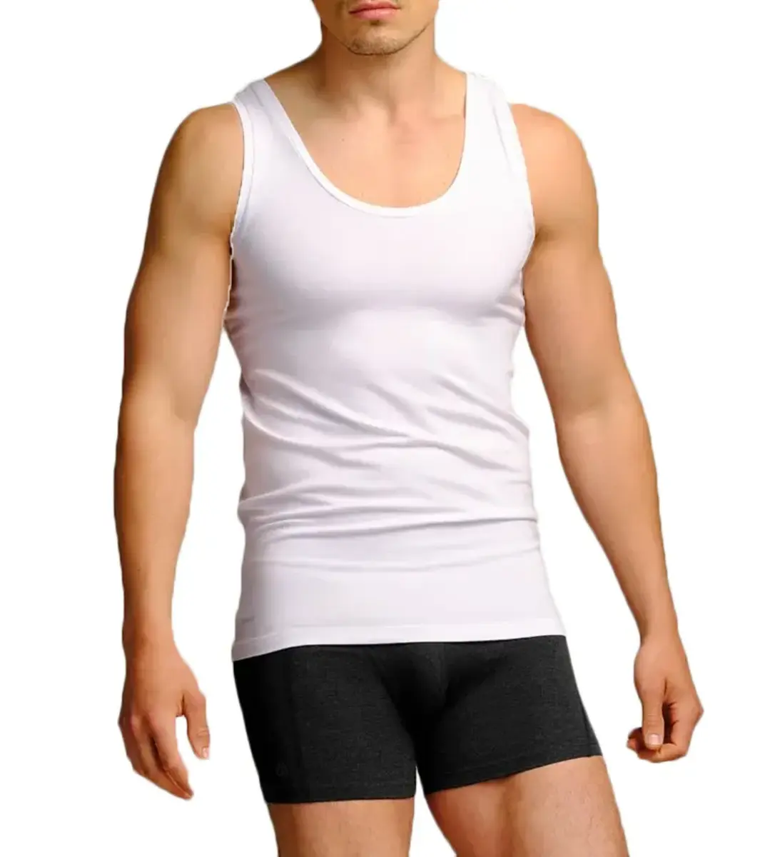 Boru Bamboo heren onderhemd - Bamboe singlet - Mannen hemden bamboe - Hemden heren