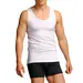 Boru Bamboo heren onderhemd - Bamboe singlet - Mannen hemden bamboe - Hemden heren - Wit