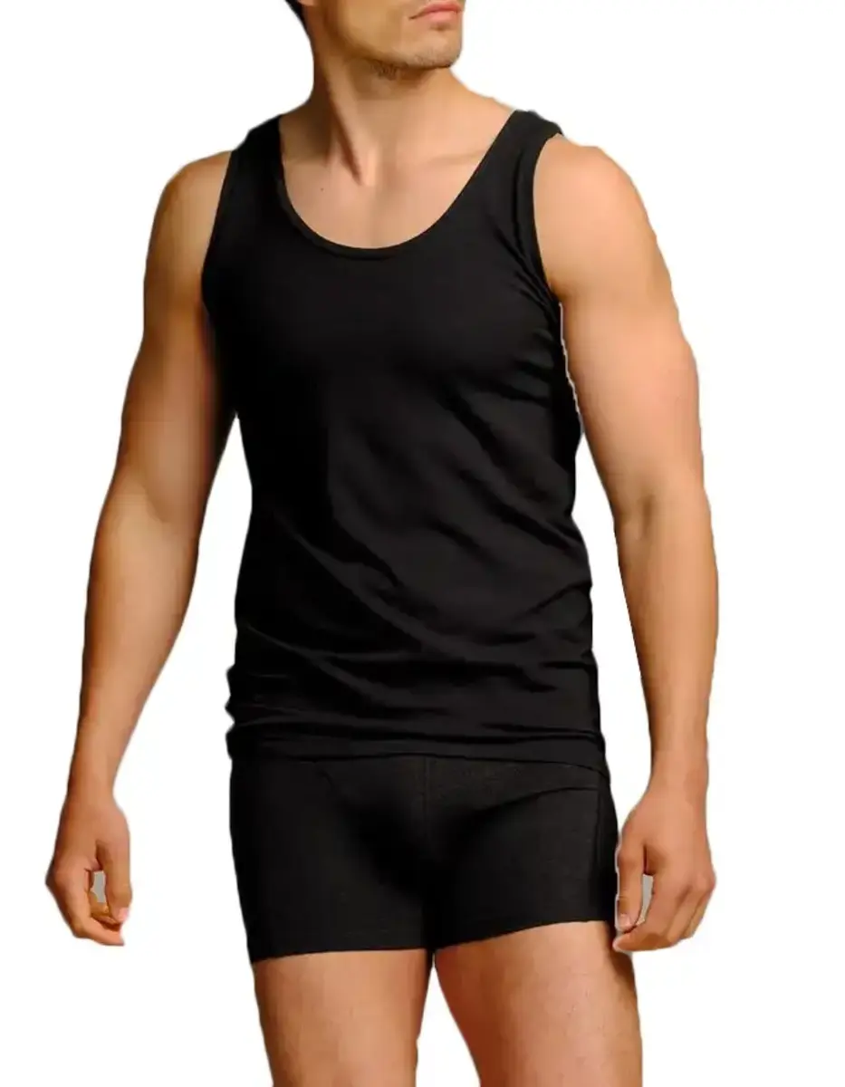 Boru Bamboo heren onderhemd - Bamboe singlet - Mannen hemden bamboe - Hemden heren