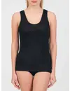 Boru Bamboo 2 pack - dames onderhemd brede band - Bamboe dames hemdjes met ronde hals