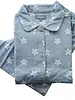 Lunatex flanellen pyjama dames - Winter Stars - Knoopsluiting