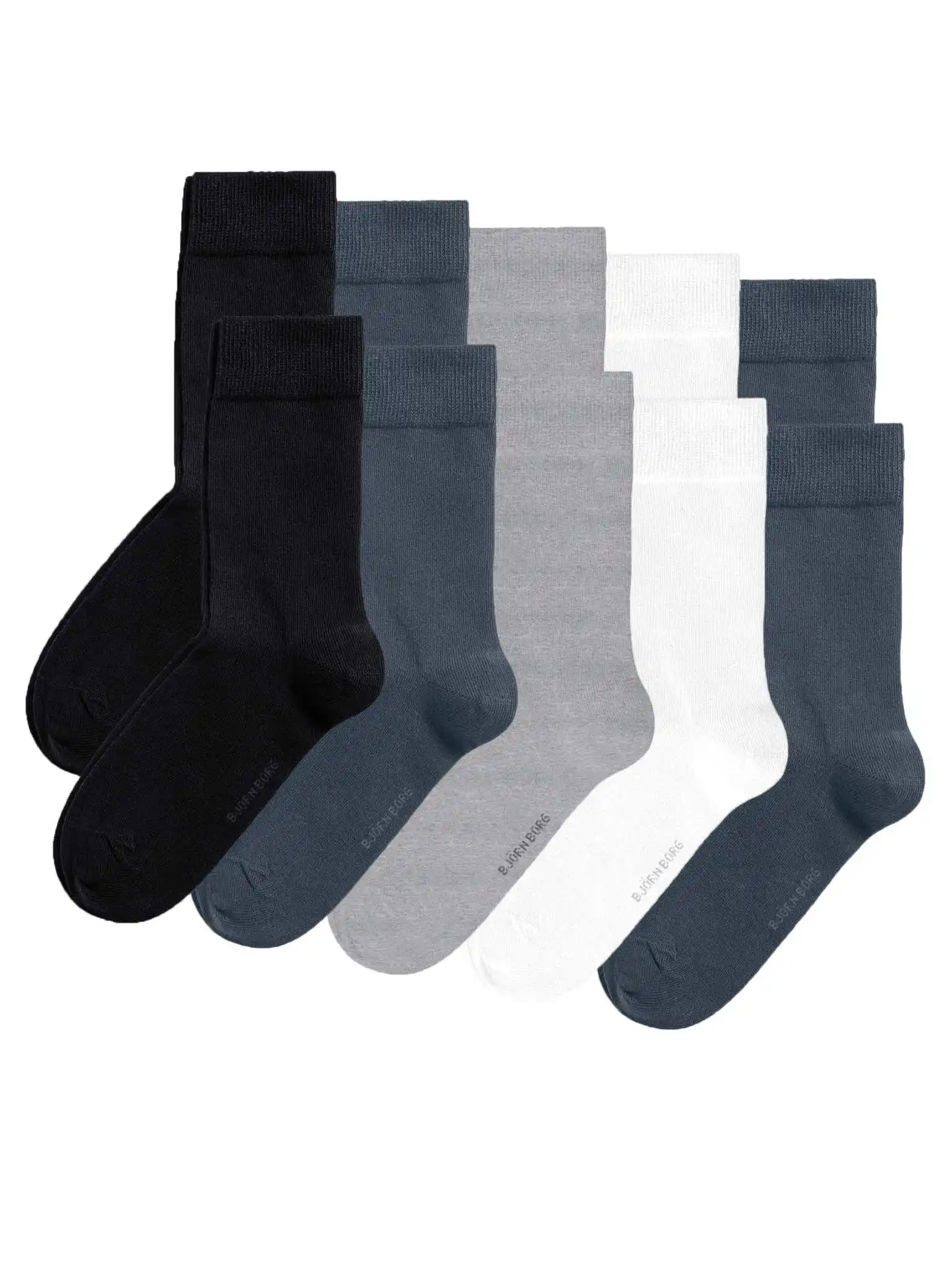 Bjorn Borg 10-paar - heren sokken - Blue Combi