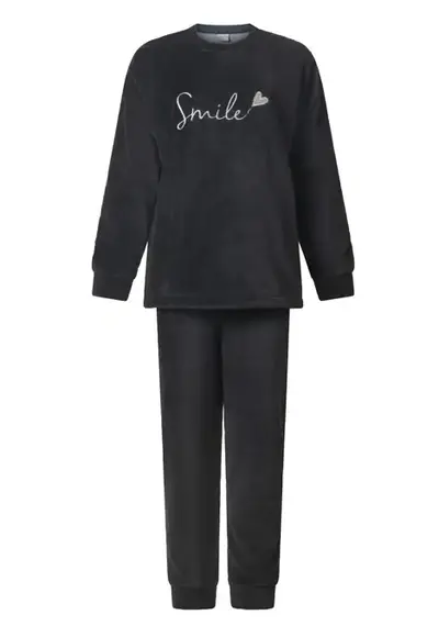 Lunatex fleece dames pyjama lange mouwen - Smile Lunatex fleece dames pyjama lange mouwen - Smile