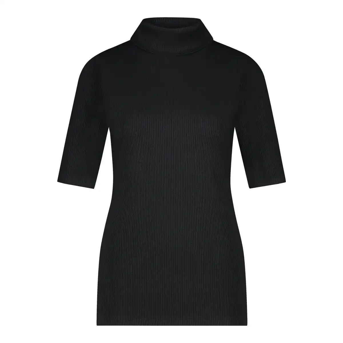 Ten Cate Thermo Rib dames shirt hoge hals - korte mouw- Warm ondershirt vrouwen
