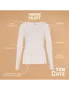 Ten Cate Thermo Rib dames shirt Lange mouw - Warm thermisch ondershirt met ronde hals