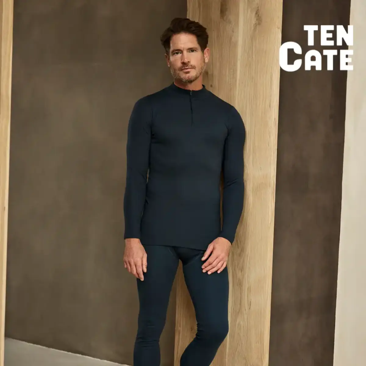 Ten Cate Thermo heren shirt lange mouw - Col met rits - Warm ondershirt met hoge hals Ten Cate Thermo heren shirt lange mouw - Col met rits - Warm ondershirt met hoge hals
