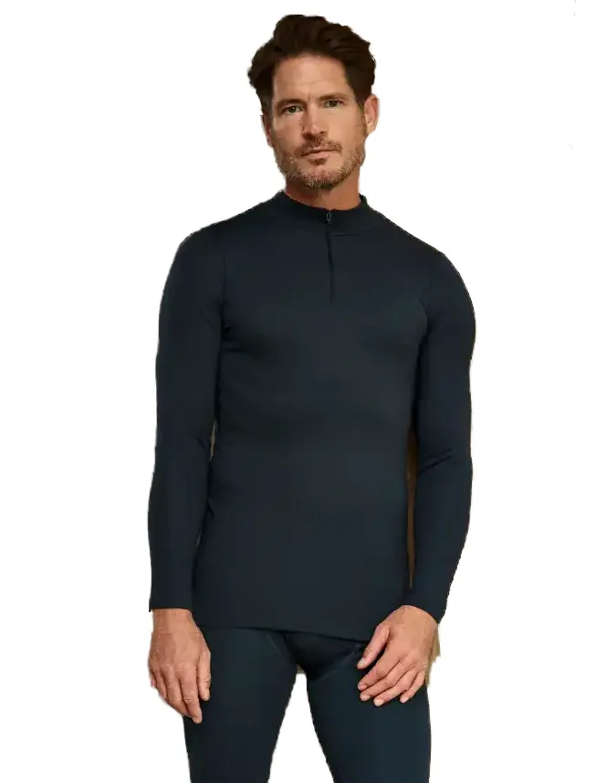 Ten Cate Thermo heren shirt lange mouw - Col met rits - Warm ondershirt met hoge hals