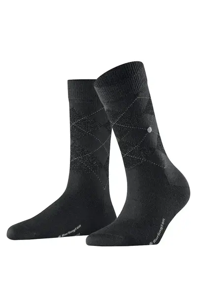 Burlington Wollen dames Lurex glitter sokken - Marylebone