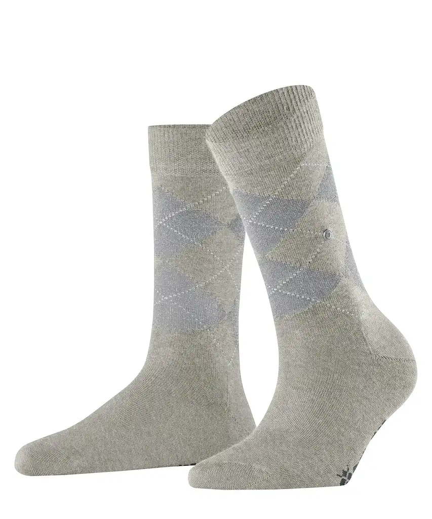 Burlington Wollen dames Lurex sokken - Marylebone - Merino wollen sokken met glitter