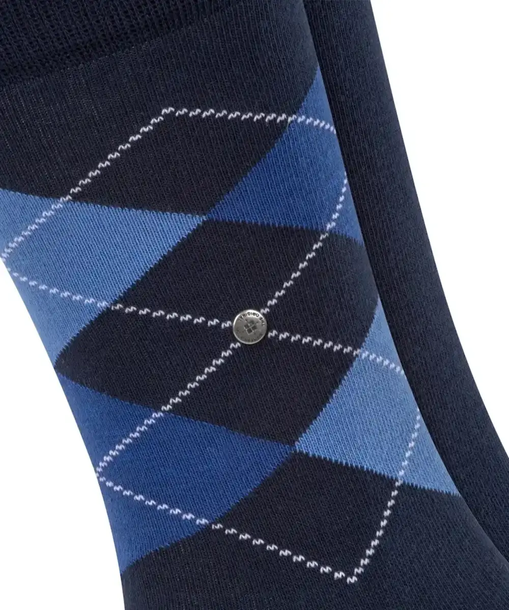 Burlington 2-paar mix Everyday heren sokken - Argyle - Biologisch katoenen sokken met ruit print Burlington 2-paar mix Everyday heren sokken - Argyle - Biologisch katoenen sokken met ruit print