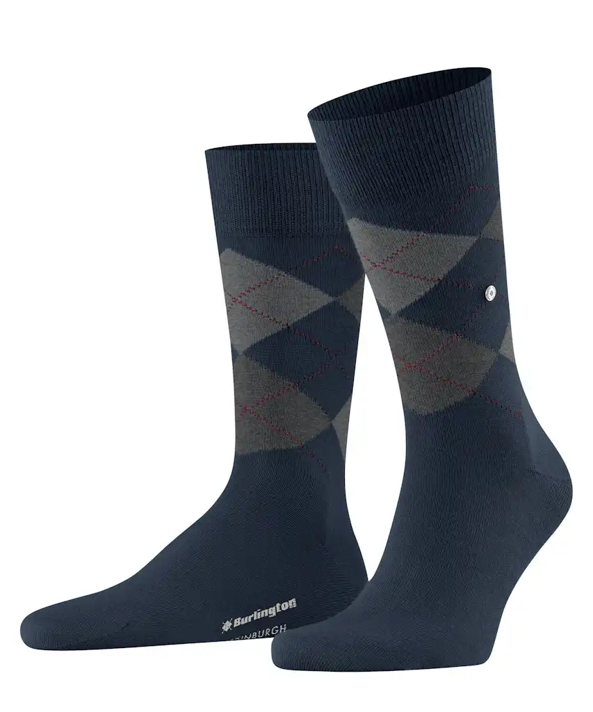 Burlington Wollen Heren sokken - Edinburgh - Merino wollen mannen kousen