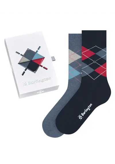 Burlington 2-paar dames sokken - Cadeau verpakking