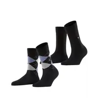 Burlington 2-paar everyday dames sokken katoen Burlington 2-paar everyday dames sokken katoen