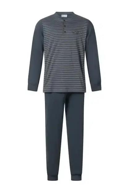 Gentlemen heren pyjama Warme Dikke Tricot - V-hals - Winter pyjama mannen Gentlemen heren pyjama Warme Dikke Tricot - V-hals - Winter pyjama mannen