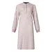 Lunatex dames nachthemd - Warme Dikke Tricot - Flower - Katoenen dames nachtjapon - Roze
