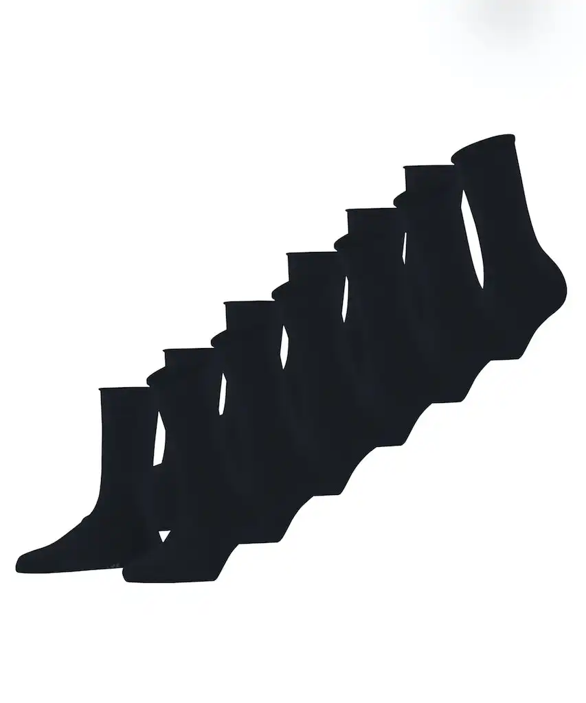 FALKE 6-paar Happy dames sokken - Katoenen multipack vrouwen sokken - Voordeelverpakking