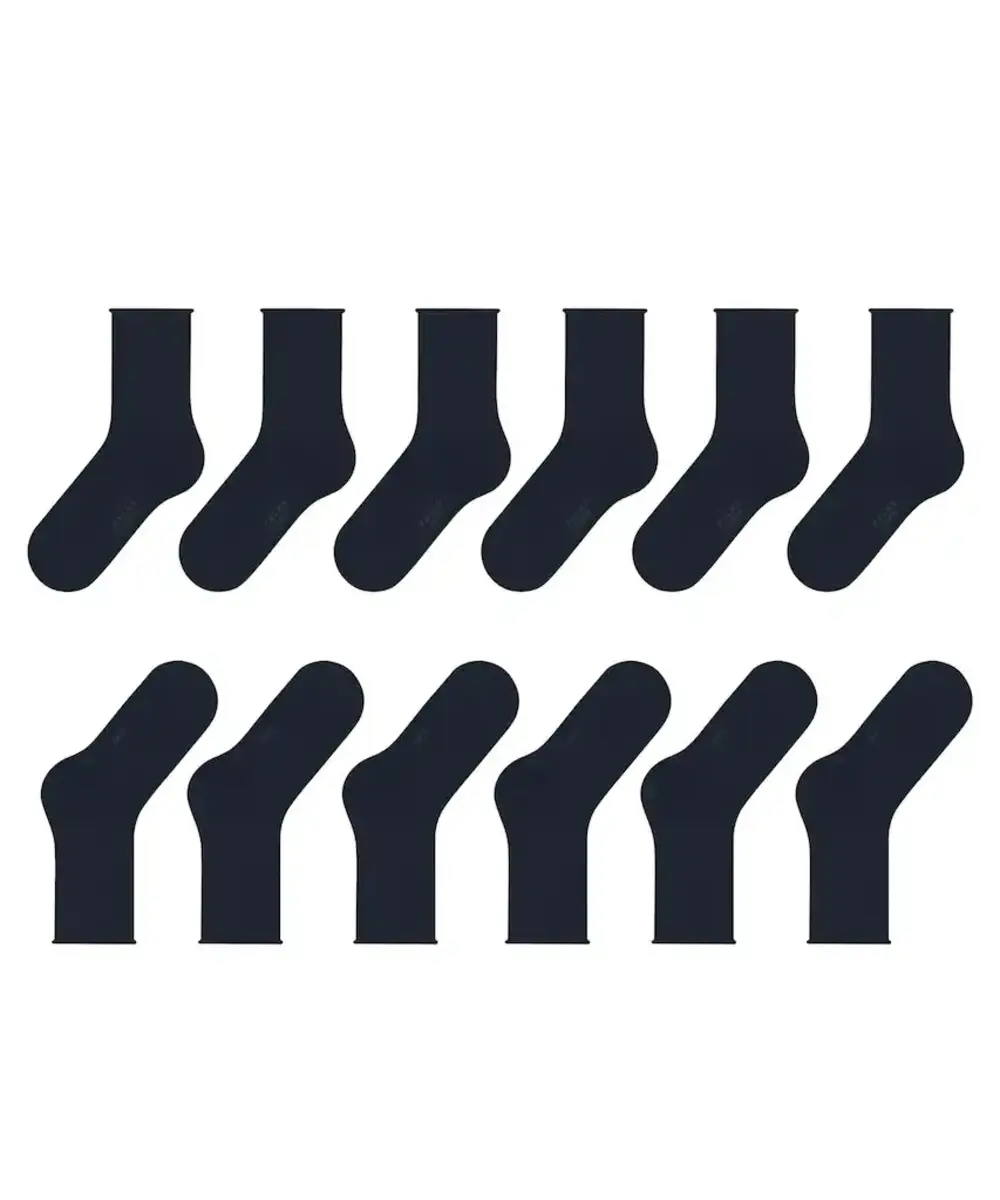 FALKE 6-paar Happy dames sokken - Katoenen multipack vrouwen sokken - Voordeelverpakking FALKE 6-paar Happy dames sokken - Katoenen multipack vrouwen sokken - Voordeelverpakking