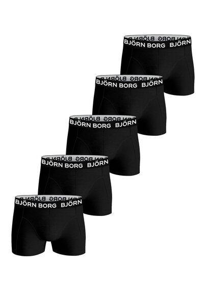 Bjorn Borg 5-Pack jongens boxershorts - Black