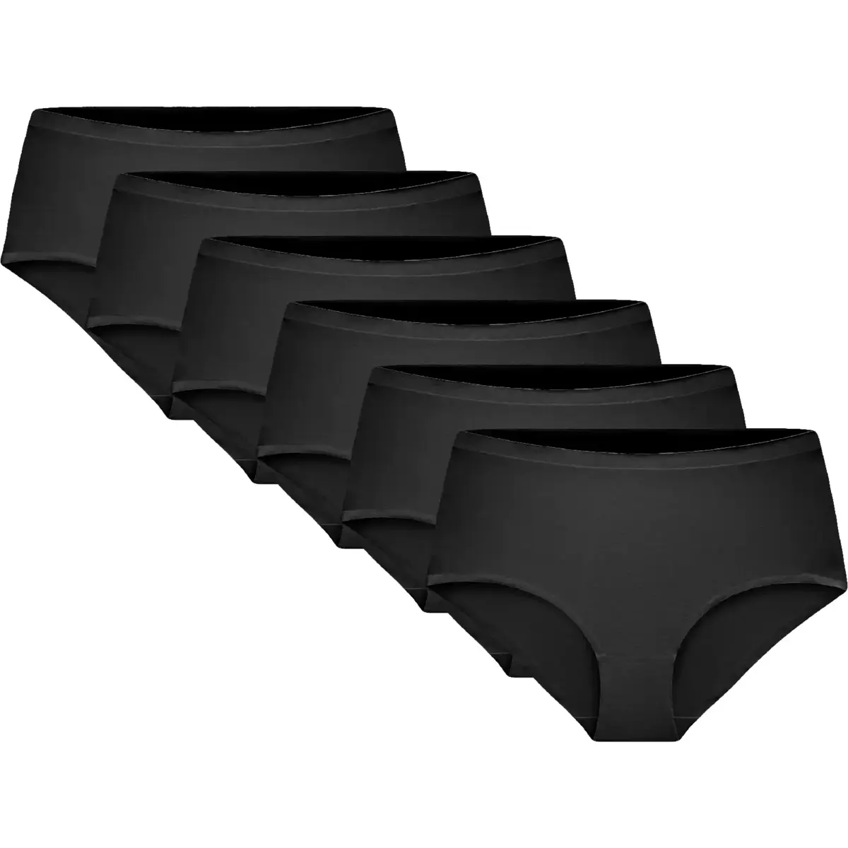 Gaubert 6-Pack Dames heup slips invisible - Onzichtbare dames naadloze midi onderbroeken - Schijnt niet door Gaubert 6-Pack Dames heup slips invisible - Onzichtbare dames naadloze midi onderbroeken - Schijnt niet door