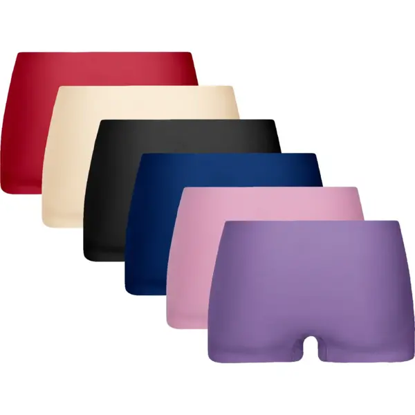Gaubert 6-Pack dames boxershorts invisible - Onzichtbare dames onderbroeken - Naadloos Gaubert 6-Pack dames boxershorts invisible - Onzichtbare dames onderbroeken - Naadloos